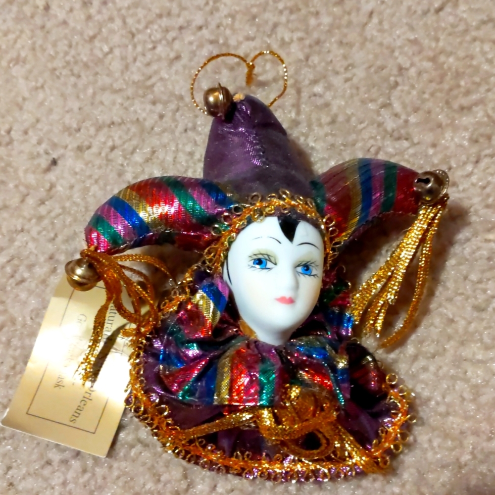 Authentic Mardi Gras decoration